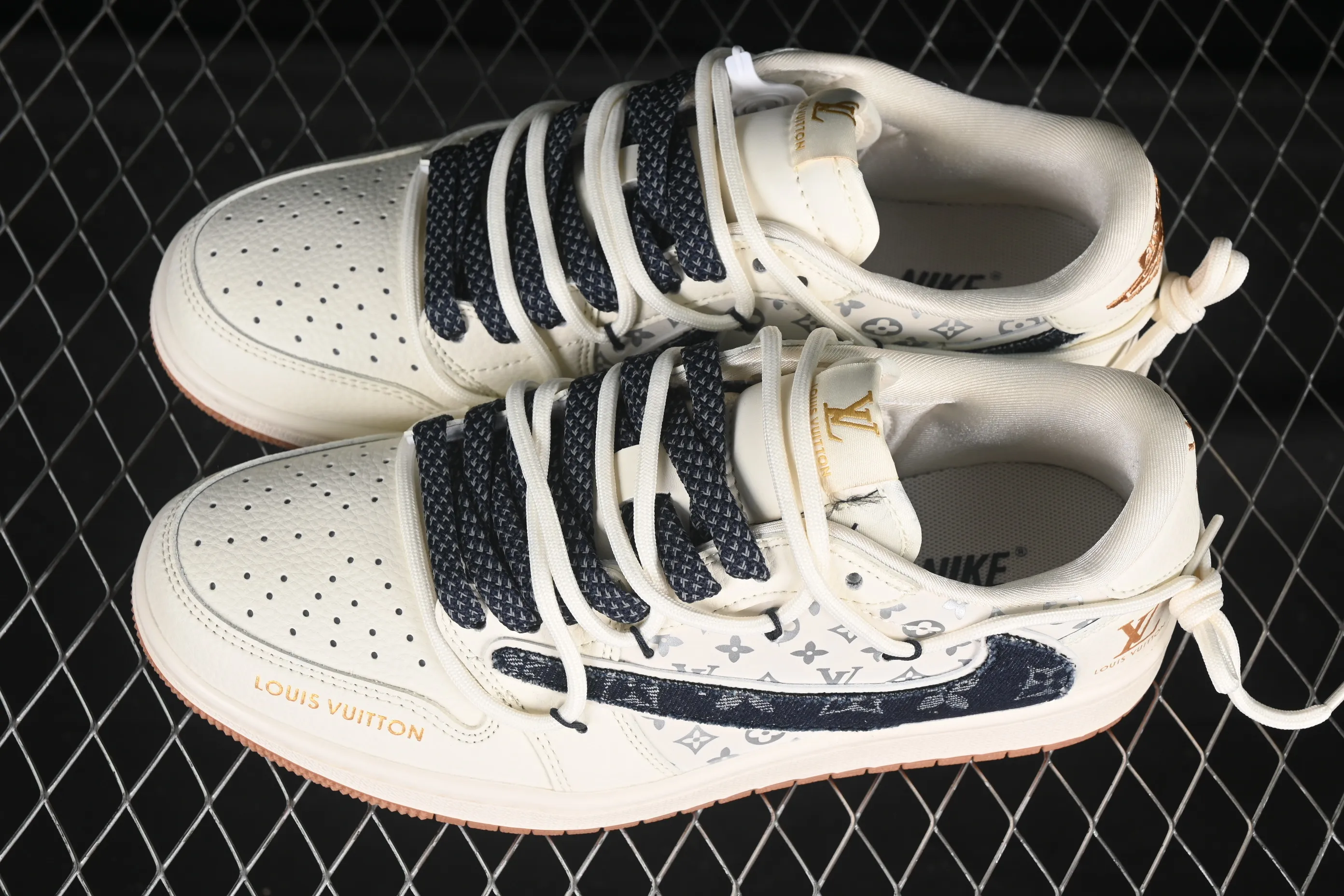 All categories Air Jordan Jordan series basketball shoes Air Jordan 1 Low High-end customized low-top sneakers Travis Scott x Fragment Design x Air Jordan 1 Low OG SP AJ1 LV joint rubber bottom drawstring low-top cultural casual sneakers DM6868-110